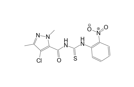 N-[(4-chloro-1,3-dimethyl-1H-pyrazol-5-yl)carbonyl]-N'-(2-nitrophenyl)thiourea