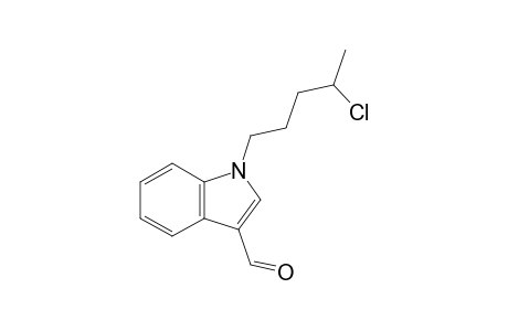 1-(4-Chloropentyl)indole-3-carbaldehyde