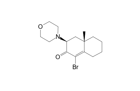 4-Bromo-8a-methyl-2-morpholinooctanaphthalen-3-one