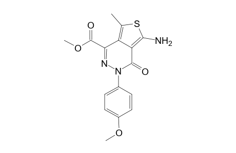 Methyl 5-amino-3-(4-methoxyphenyl)-7-methyl-4-oxo-3H,4H-thieno[3,4-d]pyridazine-1-carboxylate