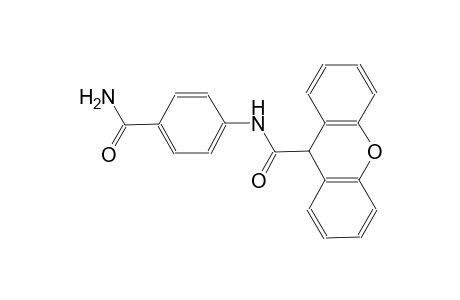 N-[4-(aminocarbonyl)phenyl]-9H-xanthene-9-carboxamide