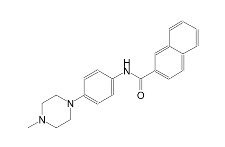 N-[4-(4-methyl-1-piperazinyl)phenyl]-2-naphthamide