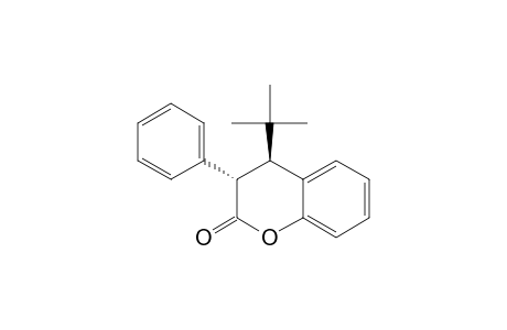 trans-3-Phenyl-4-tert-butyl-3,4-dihydro-coumarin