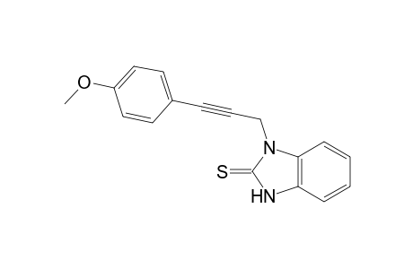1-[3-(4-Methoxyphenyl)prop-2-yn-1-yl]-1,3-dihydro-2H-benzimidazole-2-thione