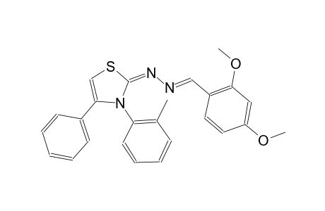 2,4-dimethoxybenzaldehyde ((2E)-3-(2-methylphenyl)-4-phenyl-1,3-thiazol-2(3H)-ylidene)hydrazone