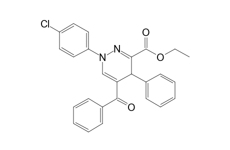Ethyl 5-benzoyl-1-p-chlorophenyl-4-phenyl-1,4-dihydropyridazine-3-carboxylate
