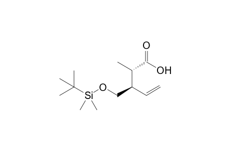 anti-3-[[tert-butyl(dimethyl)silyl]oxymethyl]-2-methyl-pent-4-enoic acid