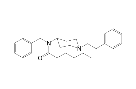 N-Benzyl-N-(1-(2-phenylethyl)-4-piperidyl)hexanamide