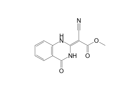 2-[Cyano(methoxycarbonyl)methylene]-1,2-dihydro-4(3H)-quinazolinone