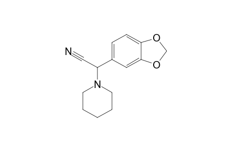 2-(3,4-Dioxymethylenphenyl)-2-(piperidin-1-yl)acetonitrile