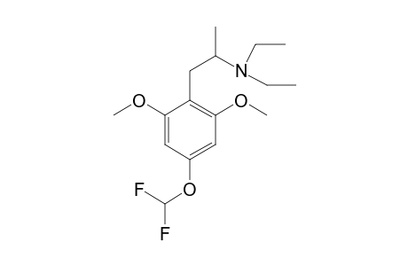 N,N-Diethyl-4-(2,2-difluoromethoxy)-2,6-dimethoxyamphetamine