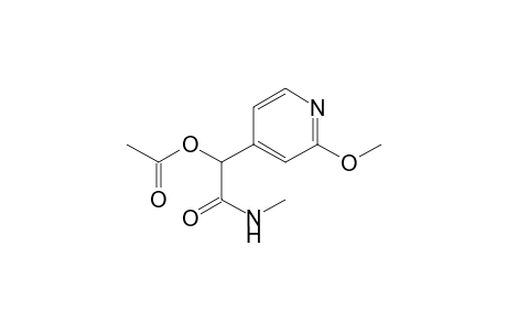 4-Pyridineacetamide, .alpha.-(acetyloxy)-2-methoxy-N-methyl-, (.+-.)-