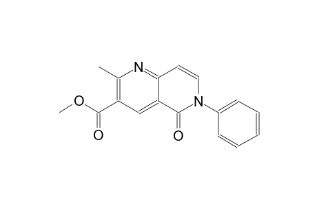 1,6-naphthyridine-3-carboxylic acid, 5,6-dihydro-2-methyl-5-oxo-6-phenyl-, methyl ester