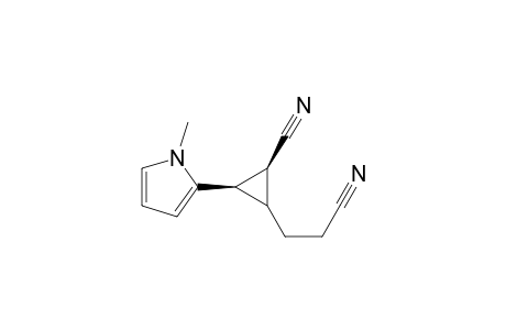 cis-1-methyl-2-(2-cyano-3-(2-cyanoethyl)cyclopropyl)pyrrole