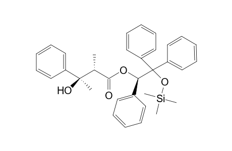 (2S,3R)-3-Hydroxy-2-methyl-3-phenyl-butyric acid (R)-1,2,2-triphenyl-2-trimethylsilanyloxy-ethyl ester