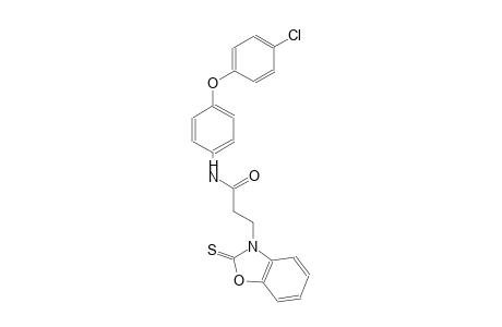 3-benzoxazolepropanamide, N-[4-(4-chlorophenoxy)phenyl]-2,3-dihydro-2-thioxo-