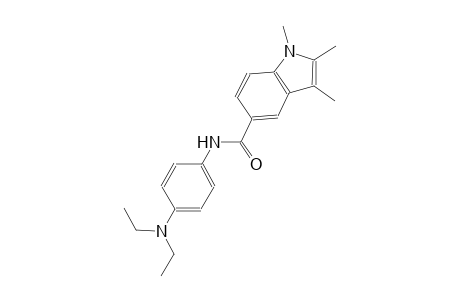 N-[4-(diethylamino)phenyl]-1,2,3-trimethyl-1H-indole-5-carboxamide