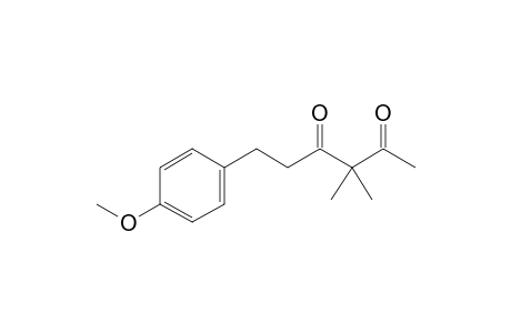 6-(4-methoxyphenyl)-3,3-dimethylhexane-2,4-dione