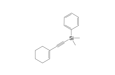 (Cyclohex-1-en-1-ylethynyl)dimethyl(phenyl)silane