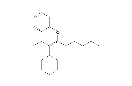 (E)-3-Cyclohexyl-4-(phenylthio)-3-nonene