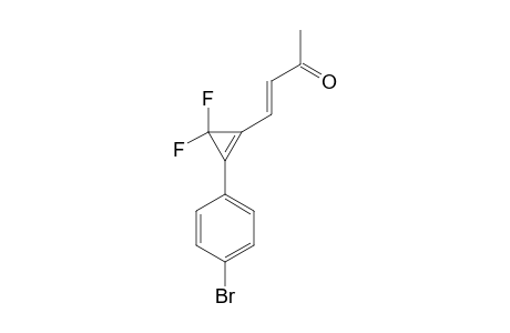 (E)-4-[2-(4-bromophenyl)-3,3-difluoro-1-cyclopropenyl]but-3-en-2-one