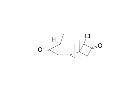 (S)-2-Chloro-5,9-dimethyltricyclo[4.3.1.0(2,5)]decane-3,8,dione