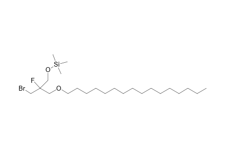 3-Bromo-2-fluoro-2-(hexadecyloxymethyl)propan-1-ol trimethylsilyl dev