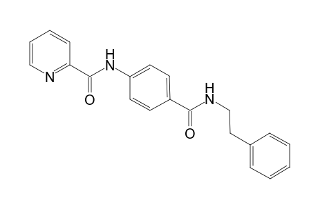 2-Pyridinecarboxamide, N-[4-[[(2-phenylethyl)amino]carbonyl]phenyl]-