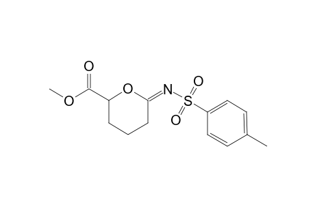 (6E)-6-(4-methylphenyl)sulfonylimino-2-oxanecarboxylic acid methyl ester