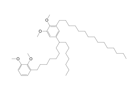 Benzene, 5-[8-(2,3-dimethoxyphenyl)-1-heptyloctyl]-1,2-dimethoxy-3-pentadecyl-