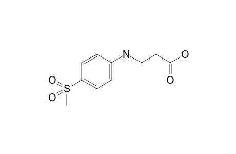 Propanoic acid, 3-[4-(methylsulfonyl)anilino]-