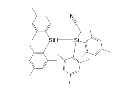 2-[Bis(2,4,6-trimethylphenyl)silyl-bis(2,4,6-trimethylphenyl)silyl]acetonitrile