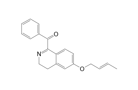 1-BENZOYL-6-(TRANS-BUT-2-ENOXY)-3,4-DIHYDROISOQUINOLINE