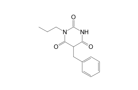 2,4,6(1H,3H,5H)-pyrimidinetrione, 5-(phenylmethyl)-1-propyl-