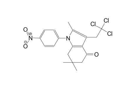 2,6,6-Trimethyl-1-(4-nitrophenyl)-3-(2,2,2-trichloroethyl)-1,5,6,7-tetrahydro-4H-indol-4-one