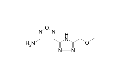 4-(5-Methoxymethyl-4H-[1,2,4]triazol-3-yl)-furazan-3-ylamine