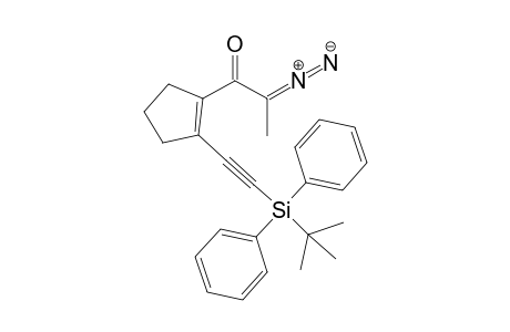 1-{2-(4,4-Dimethyl-3,3-diphenyl-3-silapent-1-yn-1-yl)-cyclopent-1-enyl}-2-diazopropan-1-one