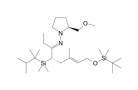 (S,S)-1'-{1-[(tert-Butyldimethylsilyl)oxy]-5-[dimethyl(1,1,2-trimethylpropyl)silyl]-3-methyl-(E)-2-octen-6-ylideneamino}-2'-methoxymethylpyrrolidine