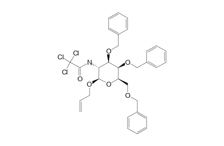 ALLYL-3,4,6-TRI-O-BENZYL-2-DEOXY-2-TROCHLOROACETAMIDO-BETA-D-GALACTOPYRANOSIDE