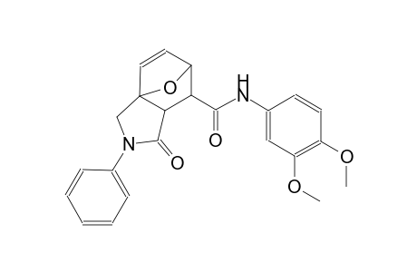 (3aS,6R)-N-(3,4-dimethoxyphenyl)-1-oxo-2-phenyl-1,2,3,6,7,7a-hexahydro-3a,6-epoxyisoindole-7-carboxamide