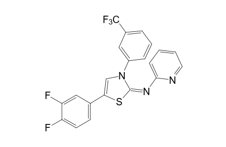 5-(3,4-difluorophenyl)-2-[(2-pyridyl)imino]-3-(alpha,alpha,alpha-trifluoro-m-tolyl)-4-thiazoline
