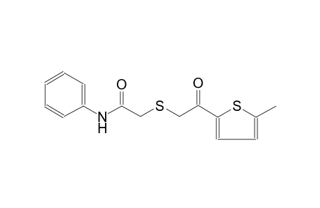 acetamide, 2-[[2-(5-methyl-2-thienyl)-2-oxoethyl]thio]-N-phenyl-