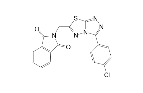 2-{[3-(4-chlorophenyl)[1,2,4]triazolo[3,4-b][1,3,4]thiadiazol-6-yl]methyl}-1H-isoindole-1,3(2H)-dione