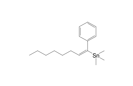 (E)-1-Phenyl-1-trimethylstannyl-1-octene