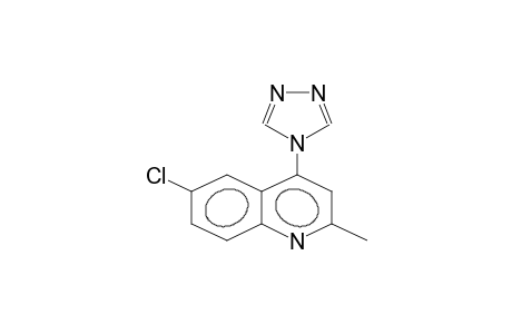 2-methyl-4-(4H-1,2,4-triazol-4-yl)-6-chloroquinoline