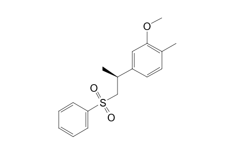 (S)-2-methoxy-1-methyl-4-(1-(phenylsulfonyl)propan-2-yl)benzene