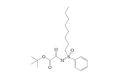 tert-Butyl 2-[(octyl(oxo)(phenyl)-.lambda.6-sulfaneylidene)amino]-2-oxoacetate