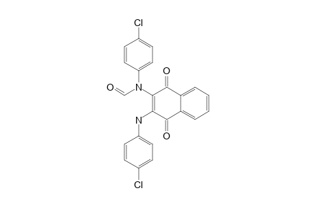 3-(4-CHLOROPHENYLAMINO)-2-[N-FORMYL-(4-CHLOROPHENYL)-AMINO]-1,4-NAPHTHOQUINONE