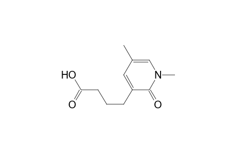 3-Pyridinebutanoic acid, 1,2-dihydro-1,5-dimethyl-2-oxo-