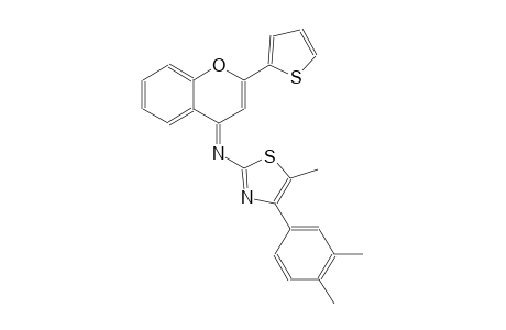 2-thiazolamine, 4-(3,4-dimethylphenyl)-5-methyl-N-[(4E)-2-(2-thienyl)-4H-1-benzopyran-4-ylidene]-